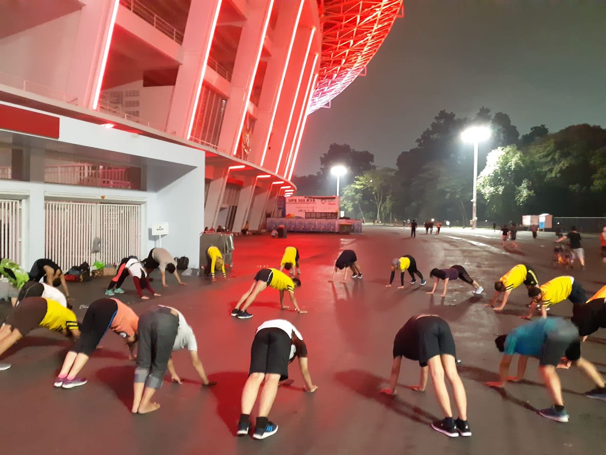 Lari di Malam Hari bersama GBK Night Run